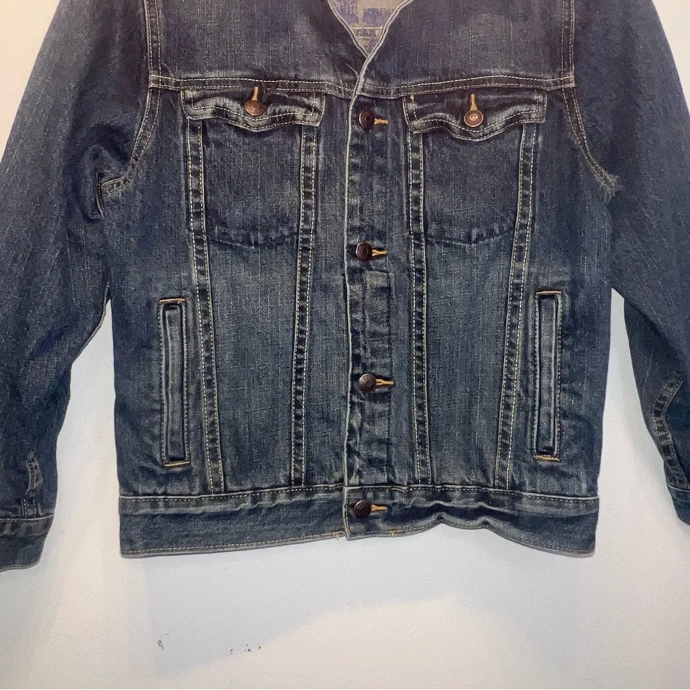 Kids Oshkosh Medium Wash Denim Jacket Kids Size 10 100% Cotton Jean Jacket Coat